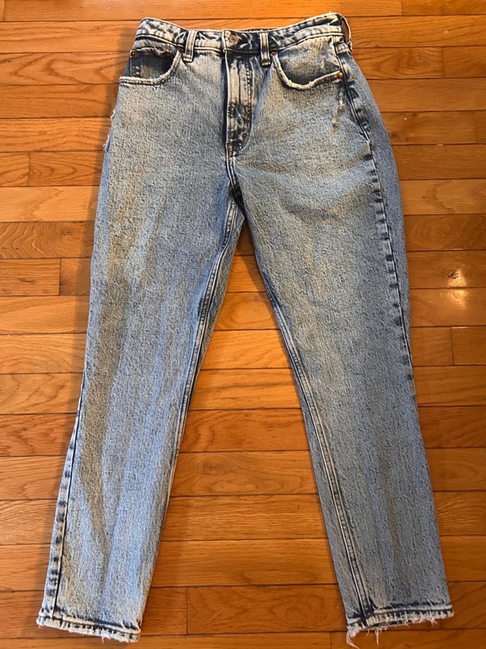 Abercrombie & Fitch The Skinny High Rise Jeans - Medium Blue